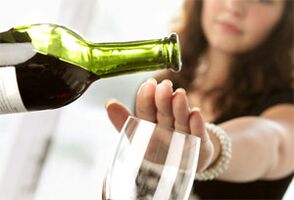 Rechazar el alcohol